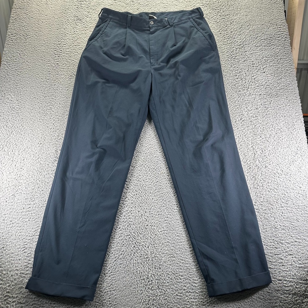 Nike Golf Pant Mens 36x34 Blue Polyester Performance Straight Fit-Dry Stretch
